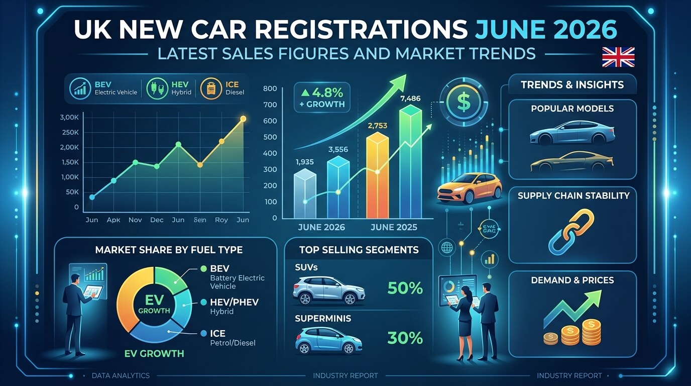 UK New Car Registrations June 2026
