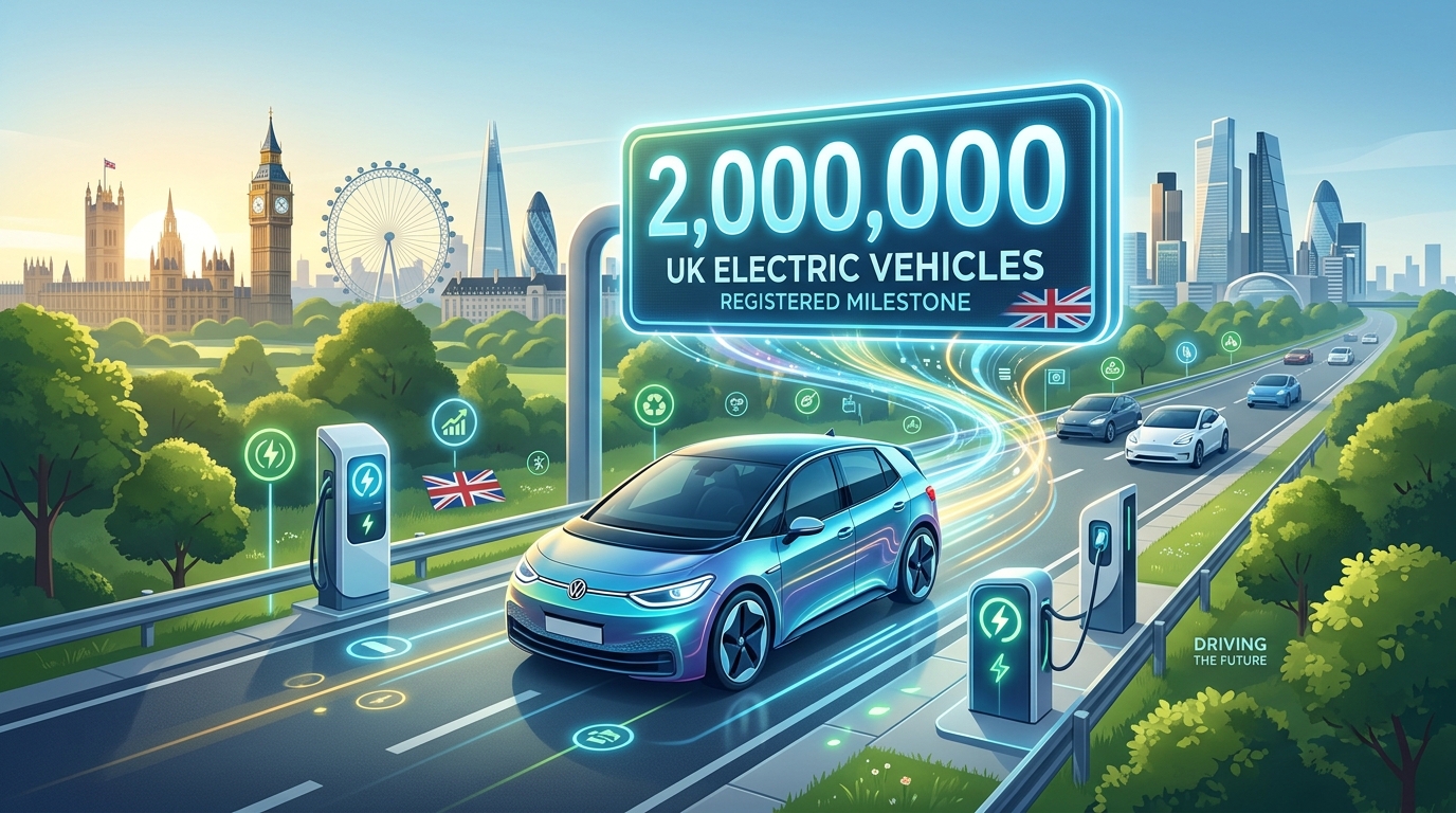 UK Registers Its 2 Millionth Electric Car What the Milestone Means for EV Adoption